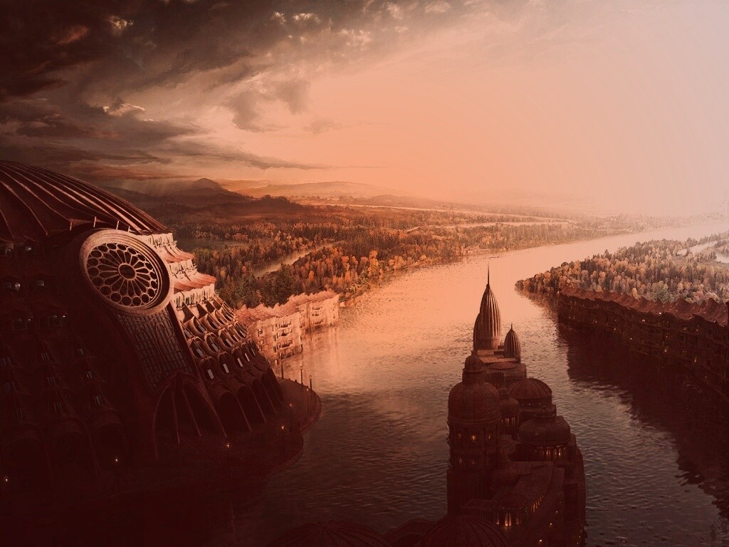 Древний город обои