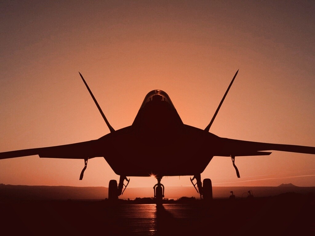 Истребитель F22 обои