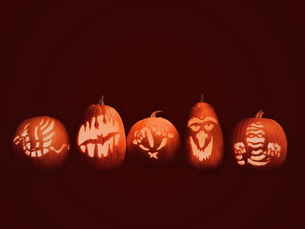 Тыквы на Хэллоуин обои
