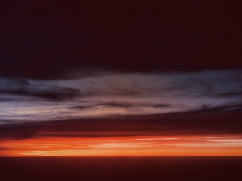 Закатное небо обои