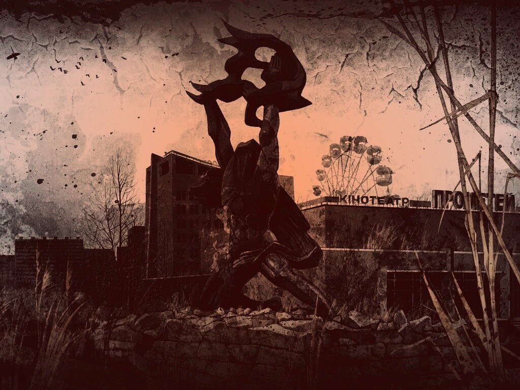 Памятник в Припяти обои