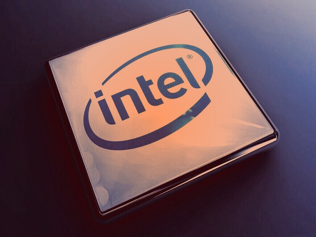 Логотип Intel обои