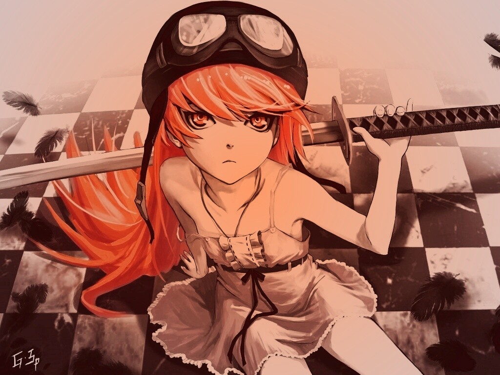 Полувампир из Bakemonogatari обои