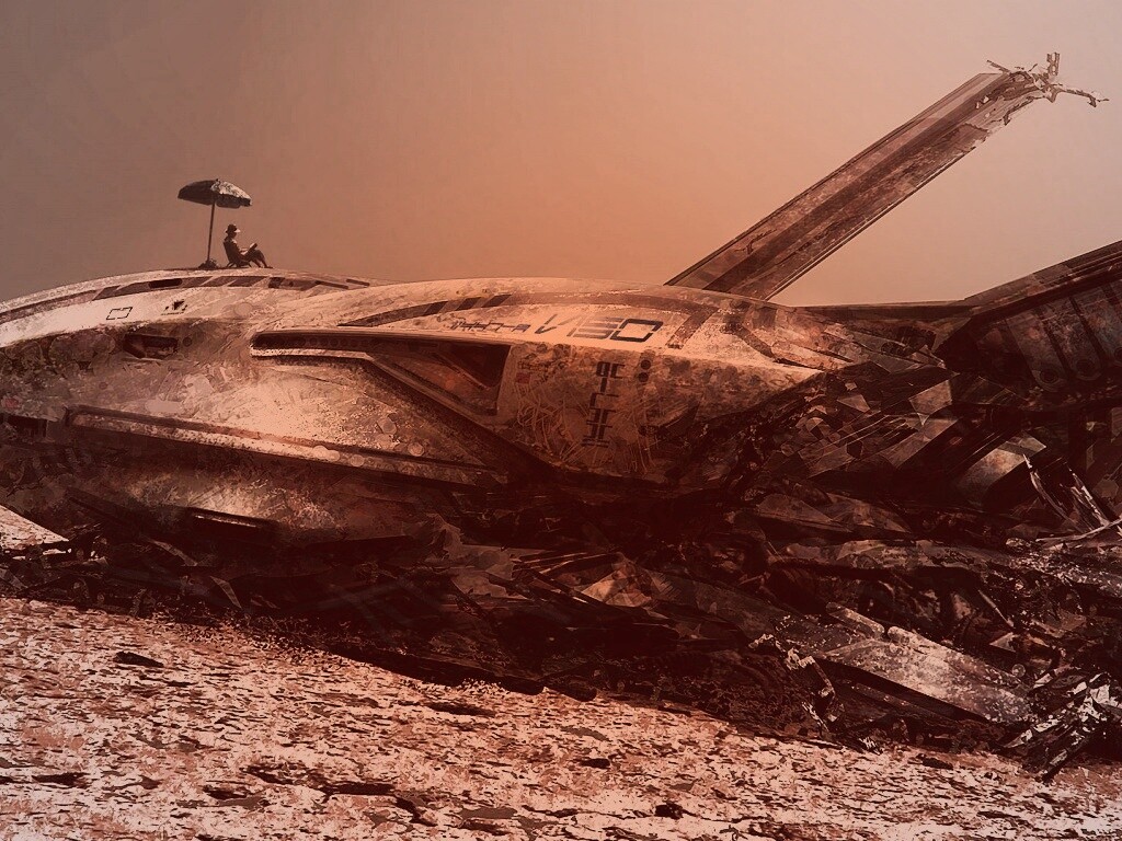 Останки корабля обои