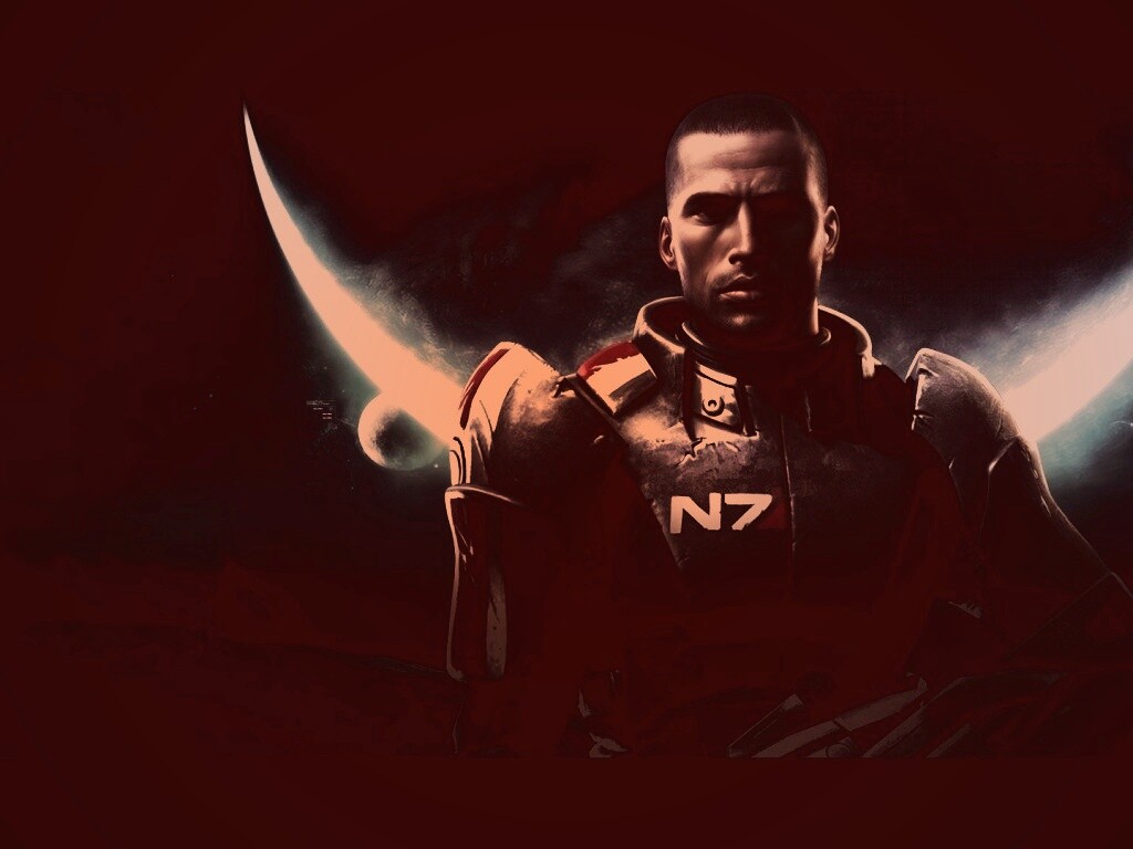 Шепард из Mass Effect обои