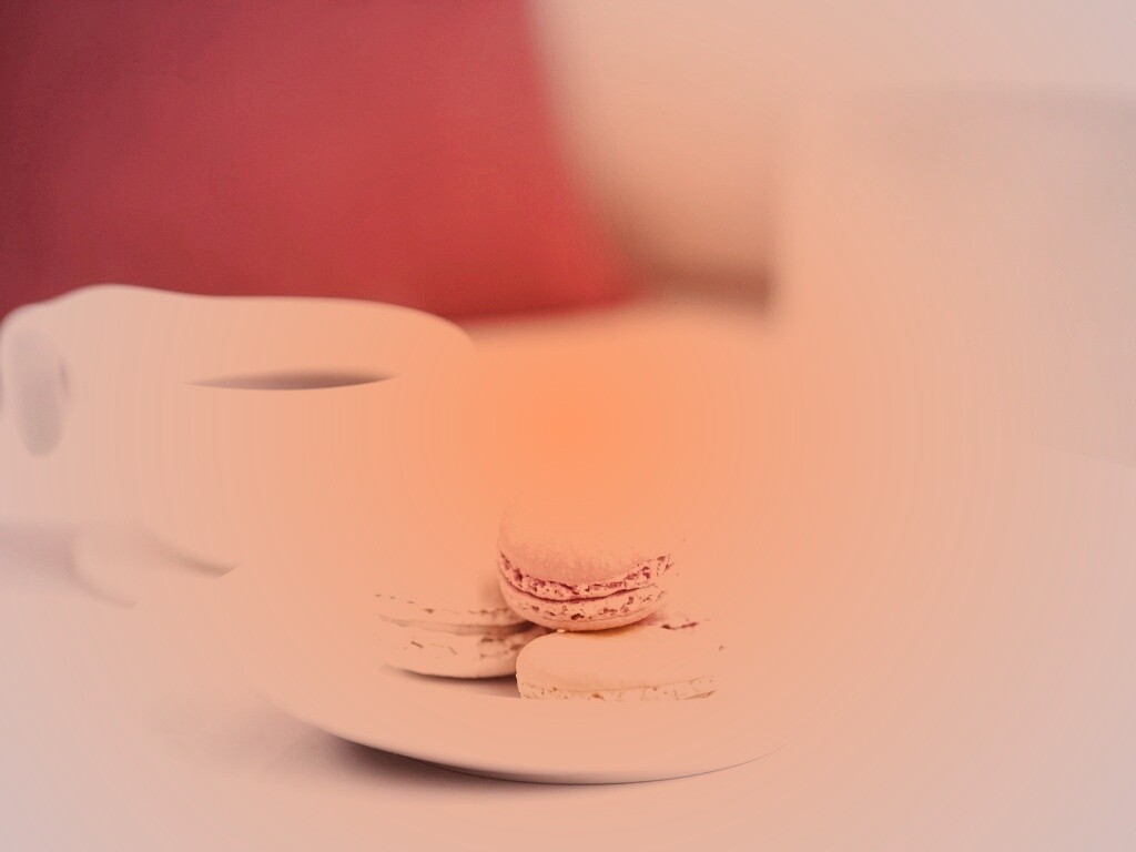 Кофе с пирожным обои