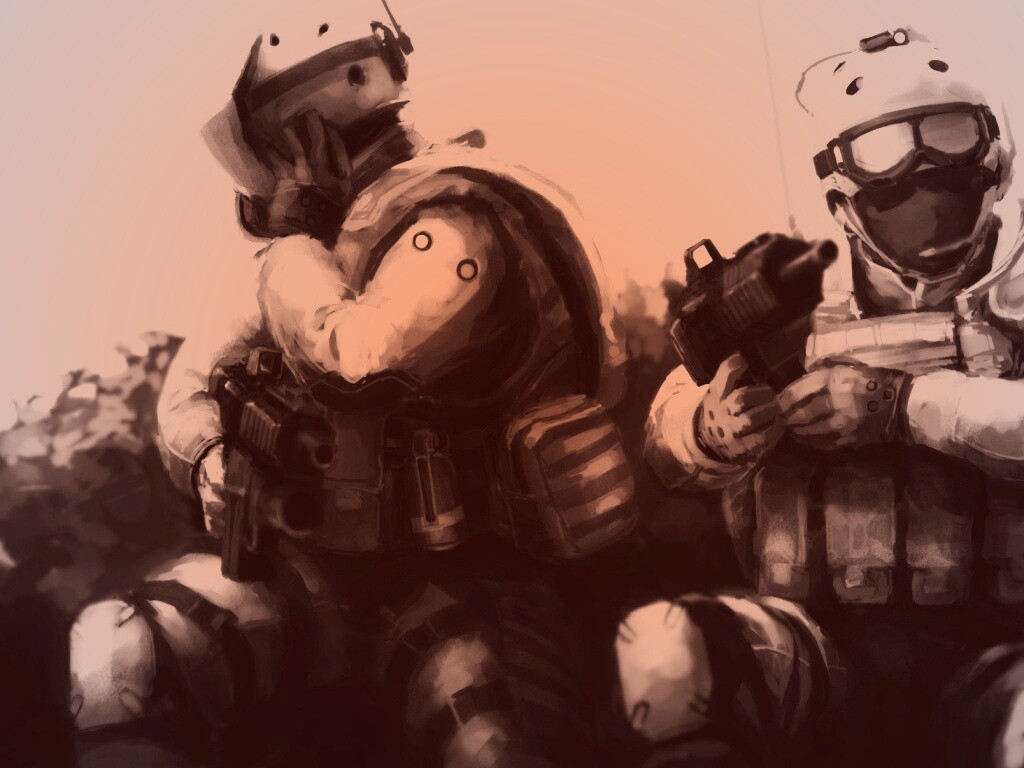 Спецназ в засаде обои