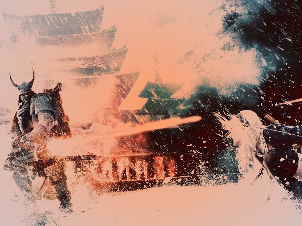 Куколка против самурая обои