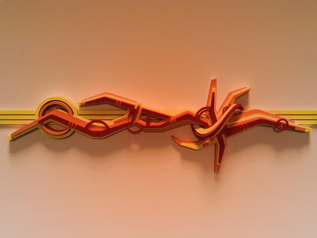 3D Граффити обои