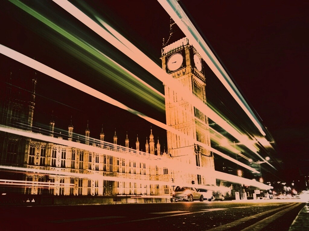 Лондон на скорости обои
