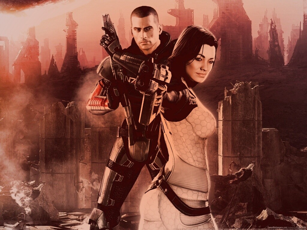 Шепард и Миранда обои