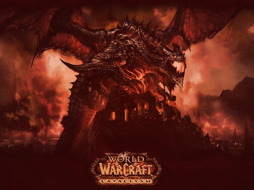 Дракон из WoW обои
