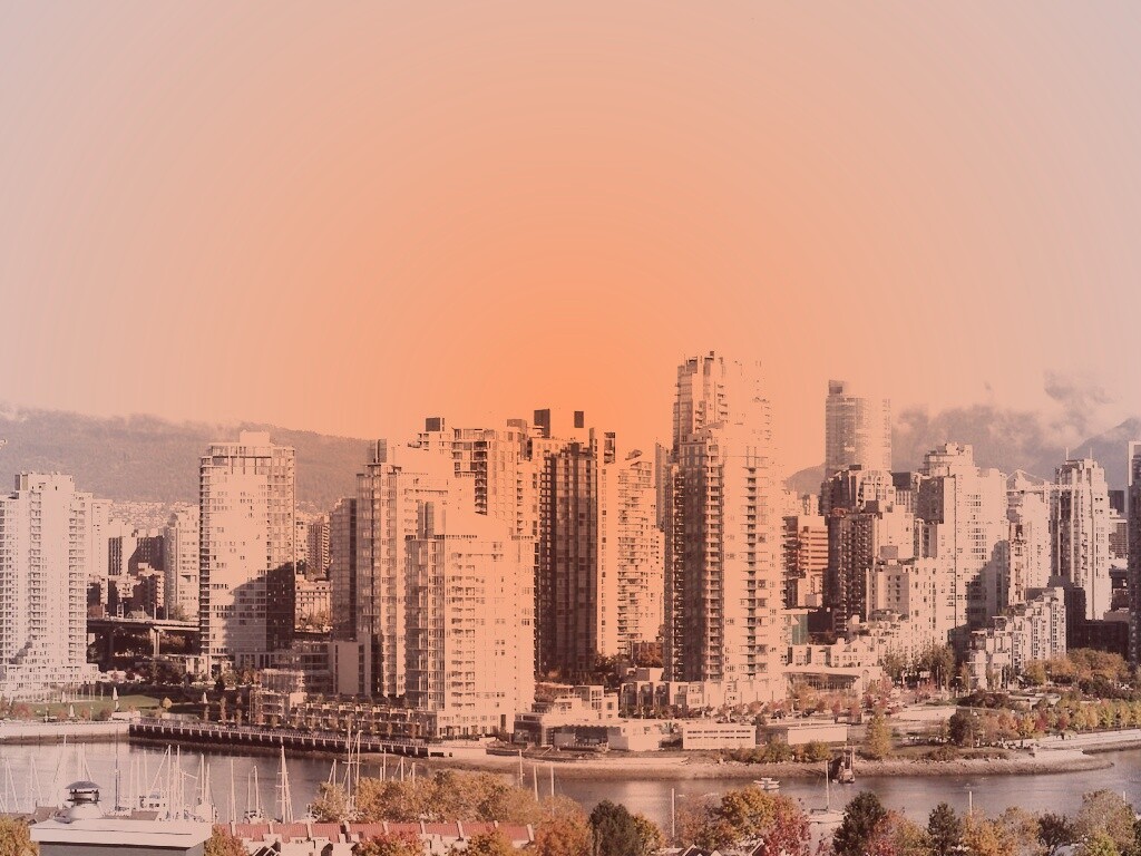 Панорама города обои