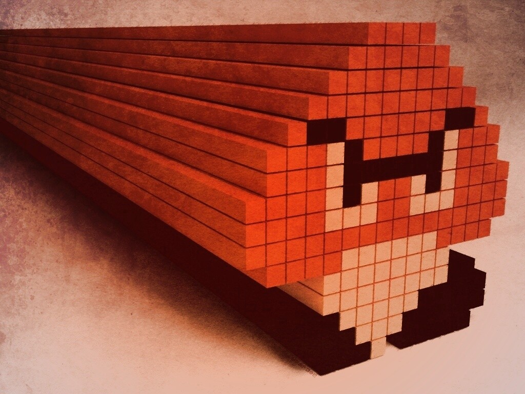 Злой гриб из марио обои