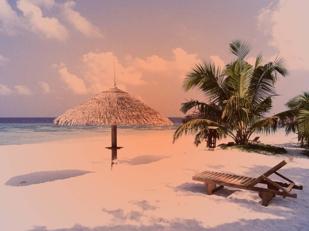 Рай на мальдивах обои