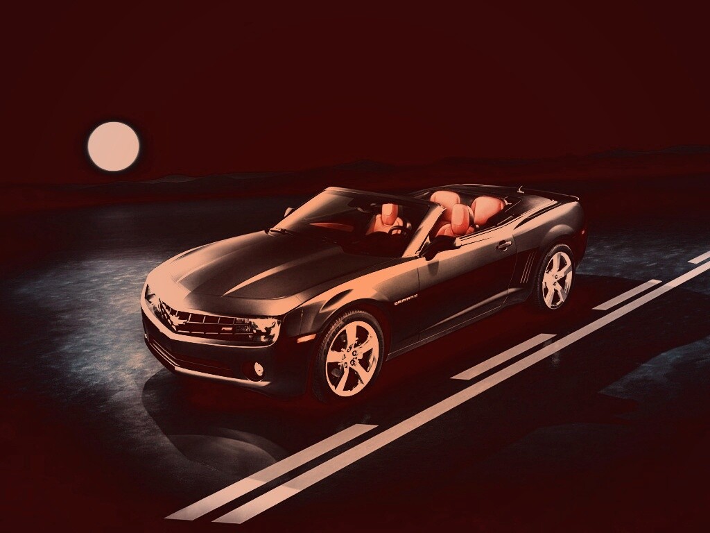 Chevrolet Camaro кабриолет обои