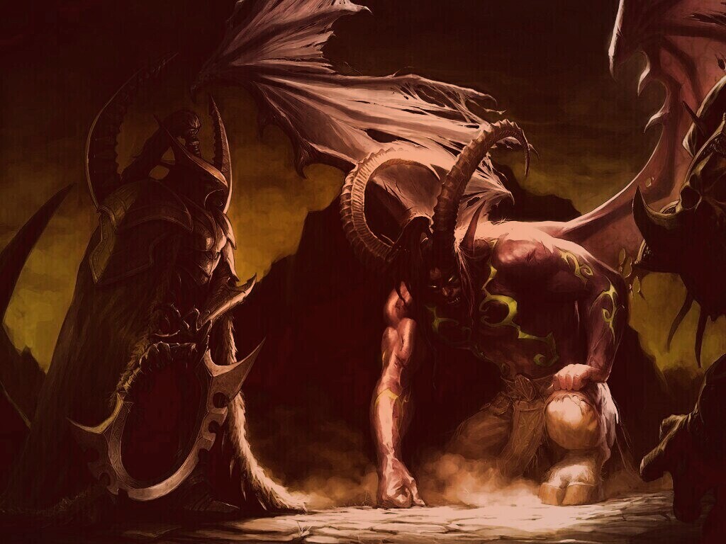 Иллидан из War Craft обои