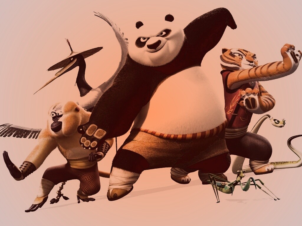 Герои Кунг-фу панда обои