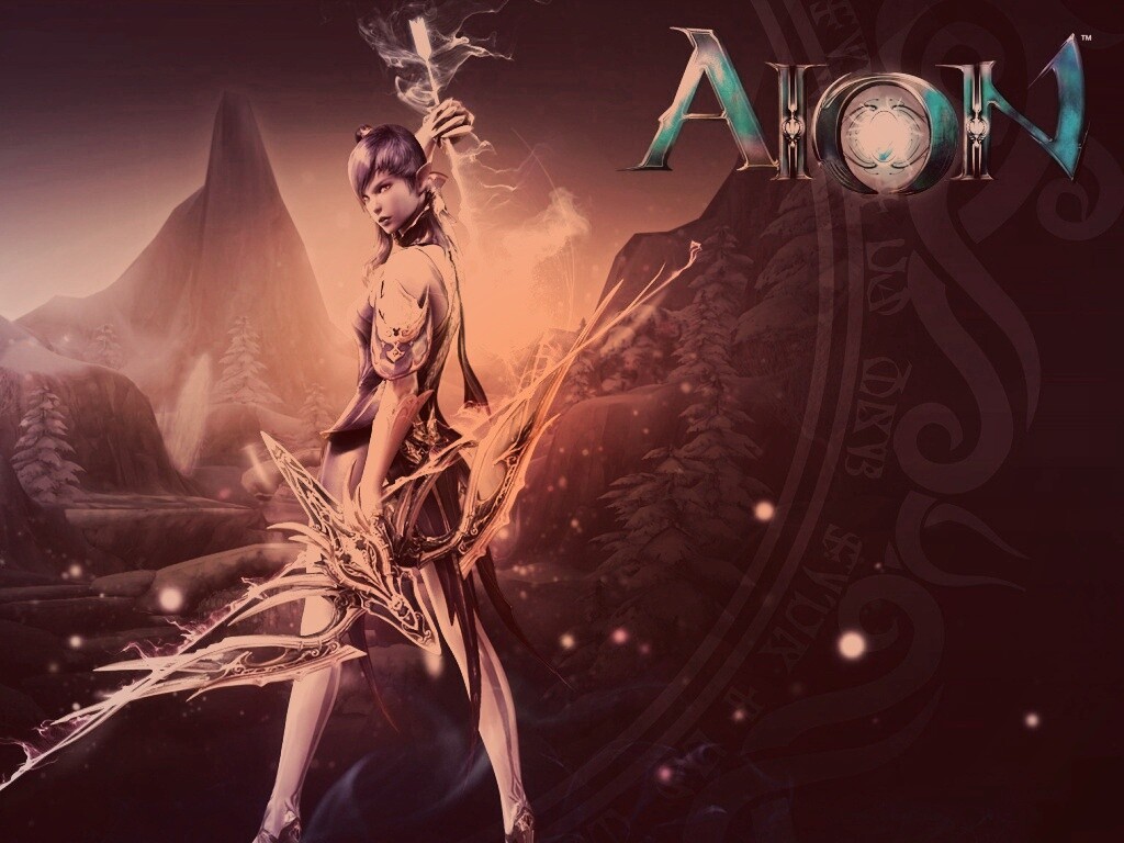 Эльфийка из Aion обои