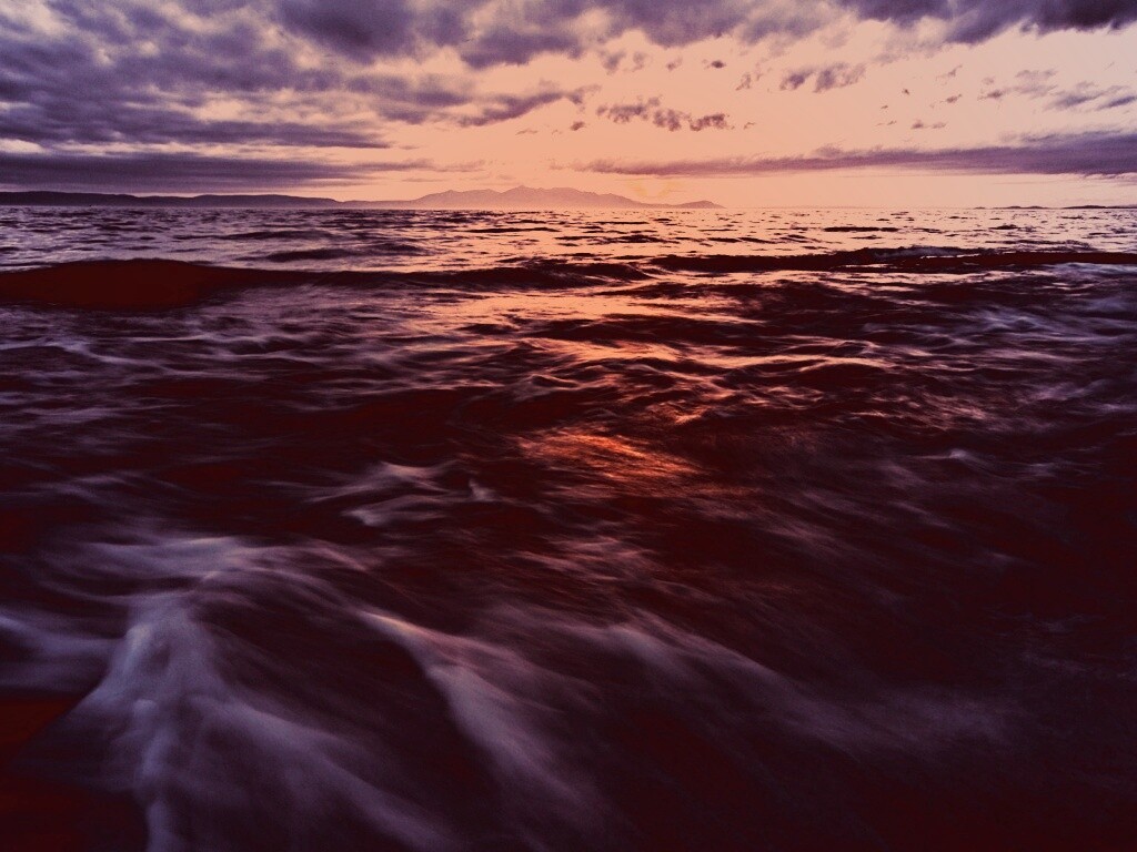 Красивый горизонт на море обои