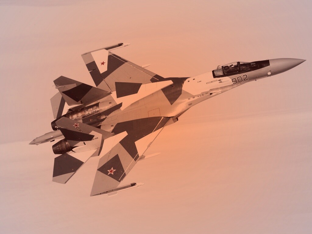 Полёт истребителя обои