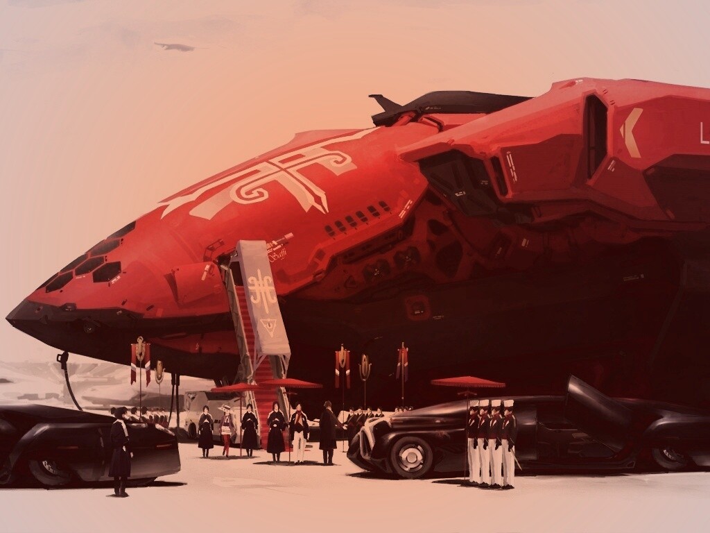 Встреча инопланетных гостей обои