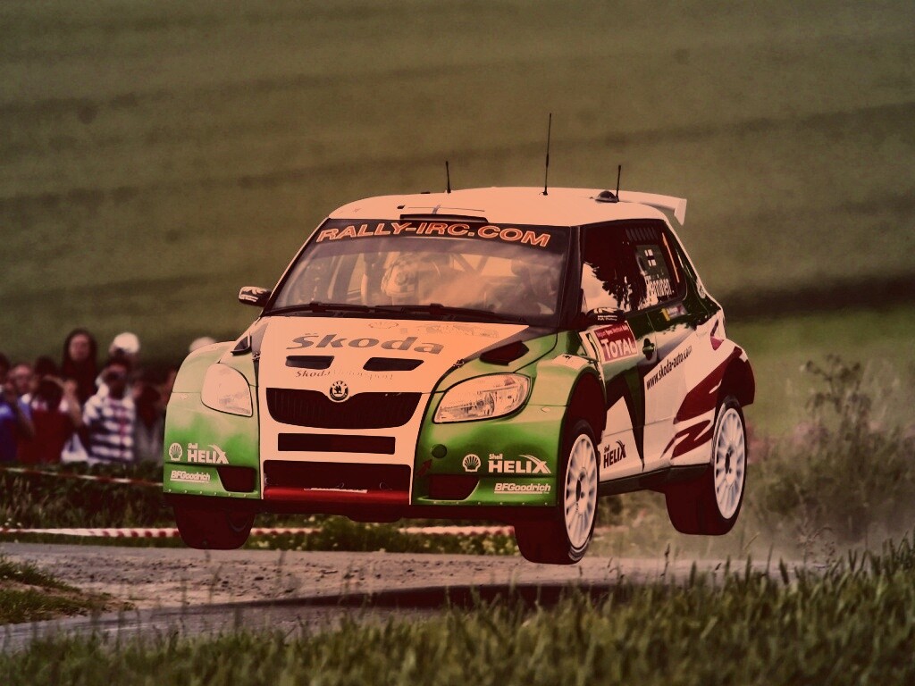 Раллиййная Шкода обои