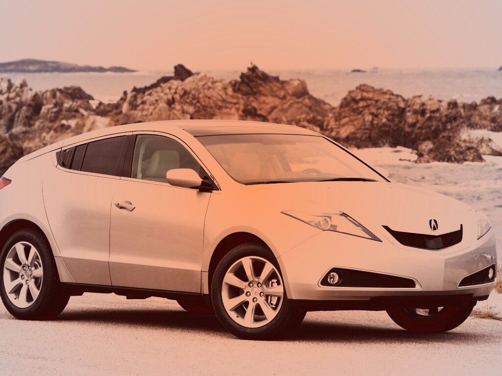 Acura на побережье обои