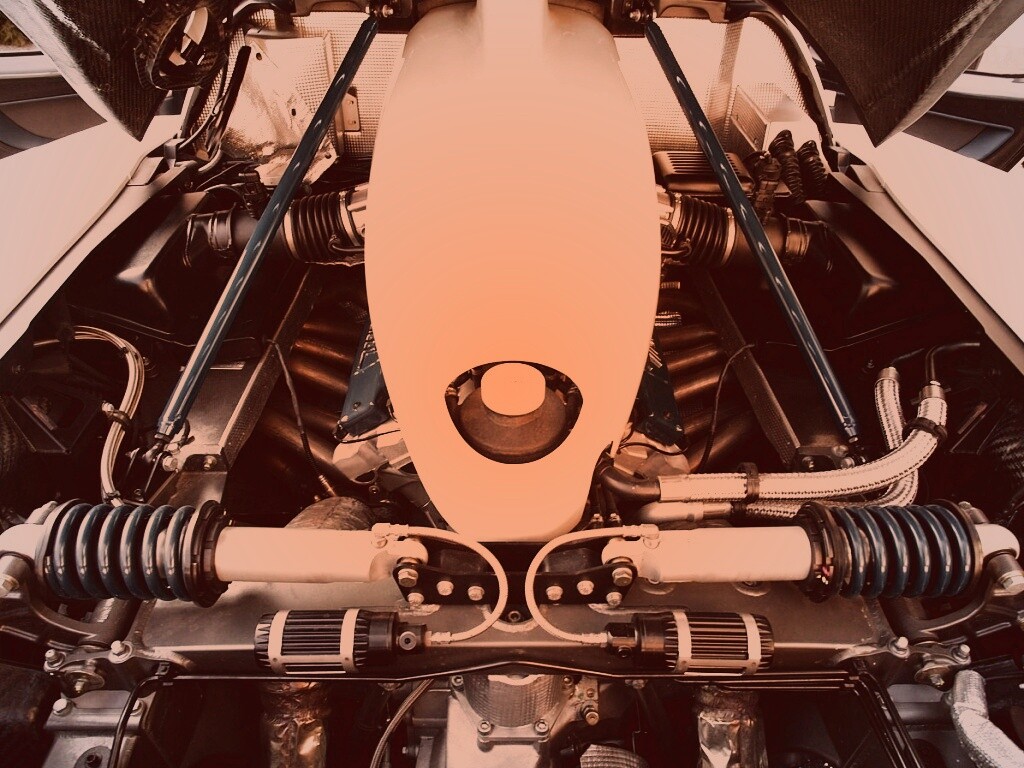 Двигатель Maserati MC12 обои