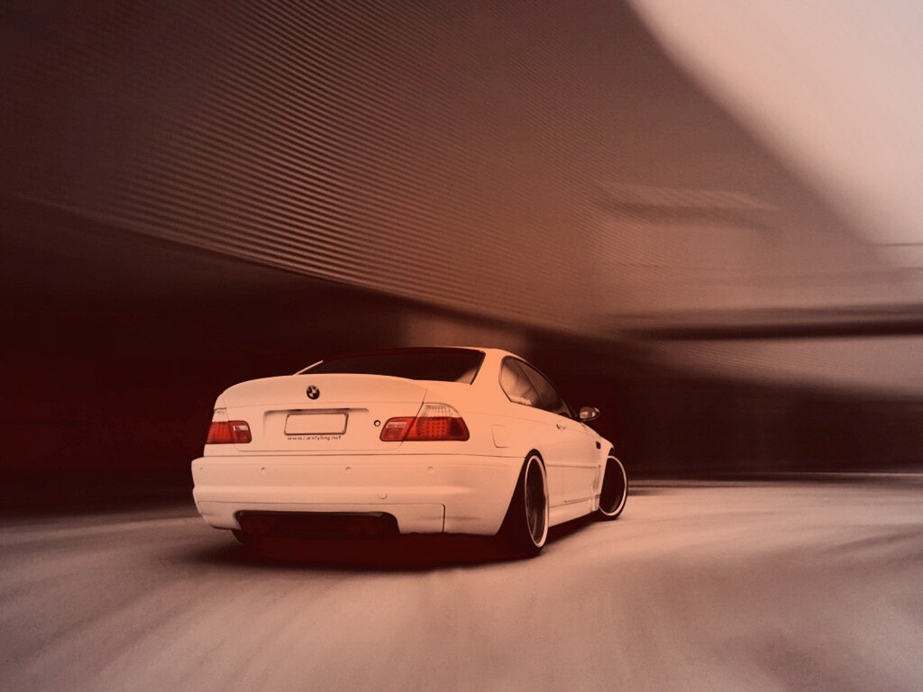 Белый БМВ обои