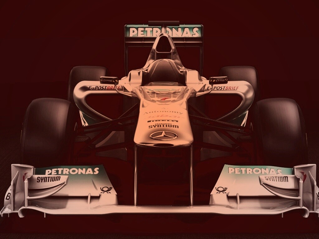 Болид Мерседес обои
