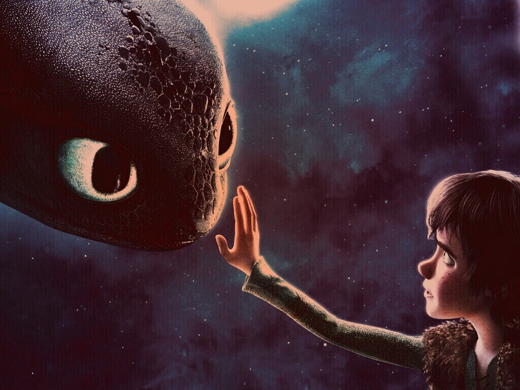 Как приручить дракона обои