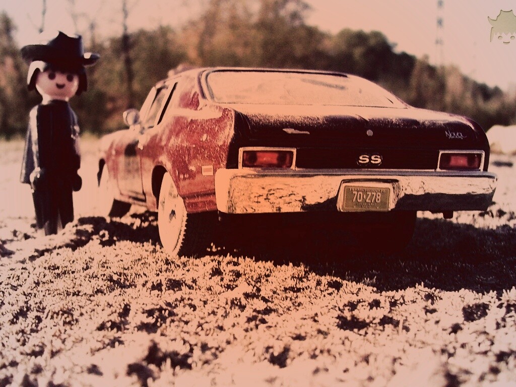 Машинка для человечка Lego обои