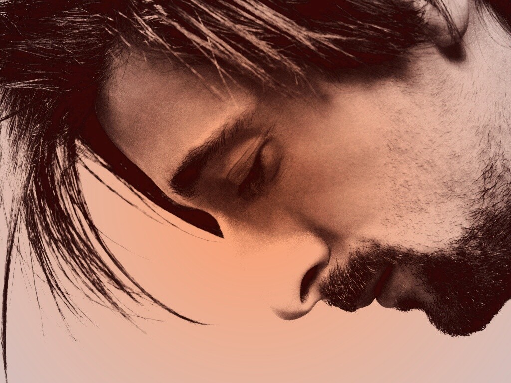 Чёрно-белое фото обои