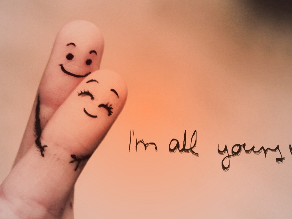 I"m all yours! обои