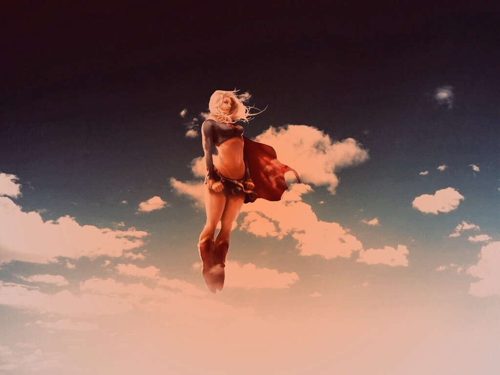 Супердевушка обои