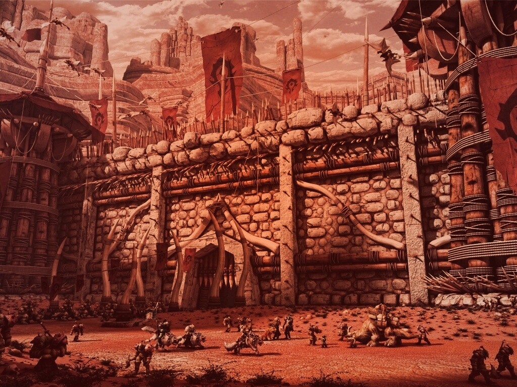 Крепость орков обои