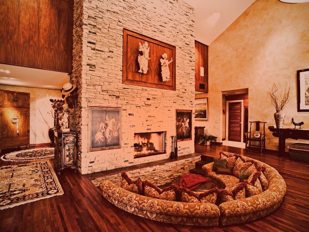 Интерьер гостинной обои