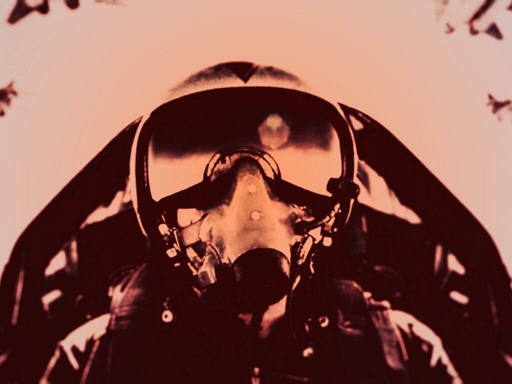 Пилот истребителя обои