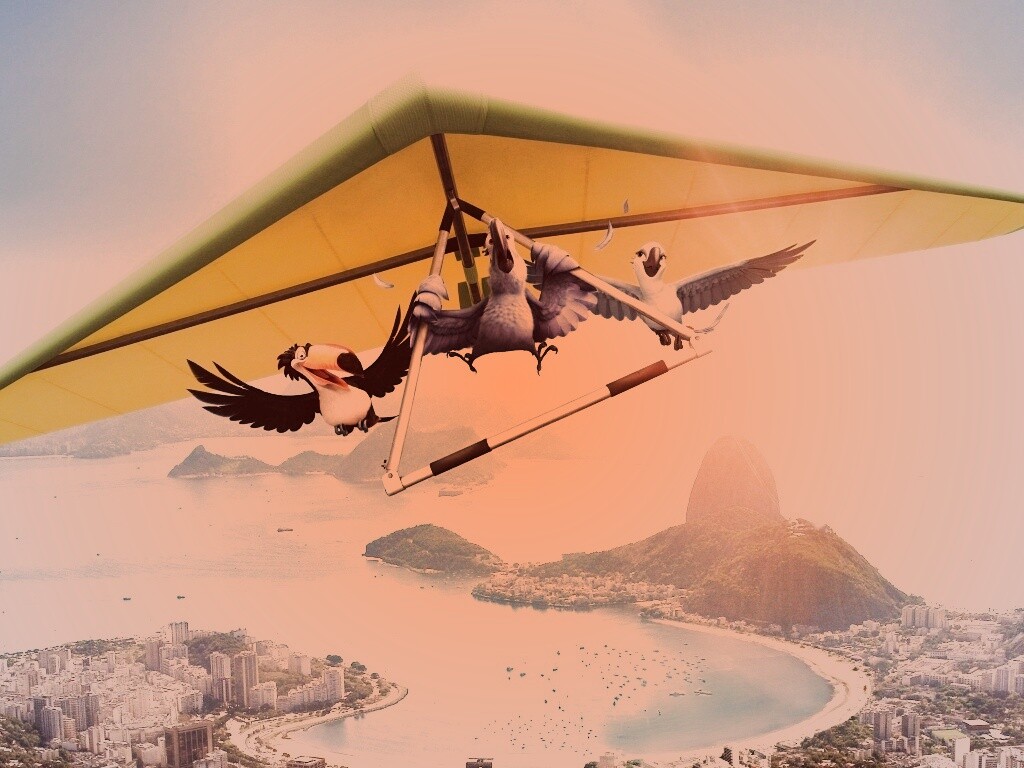 Герои мультфильма Рио обои