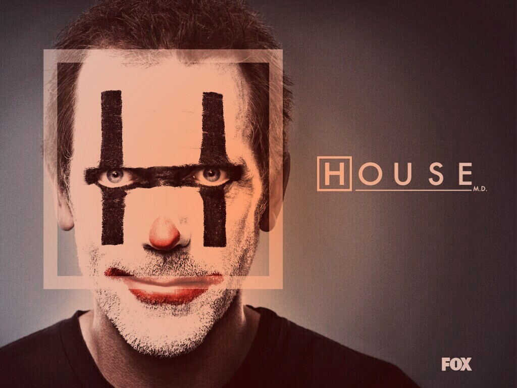 Клоун доктор Хаус обои