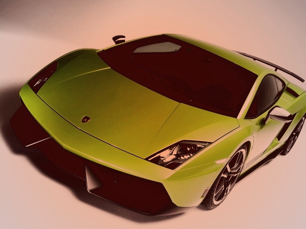 Зеленый Ламбо обои