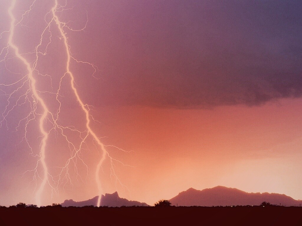 Двойная молния обои