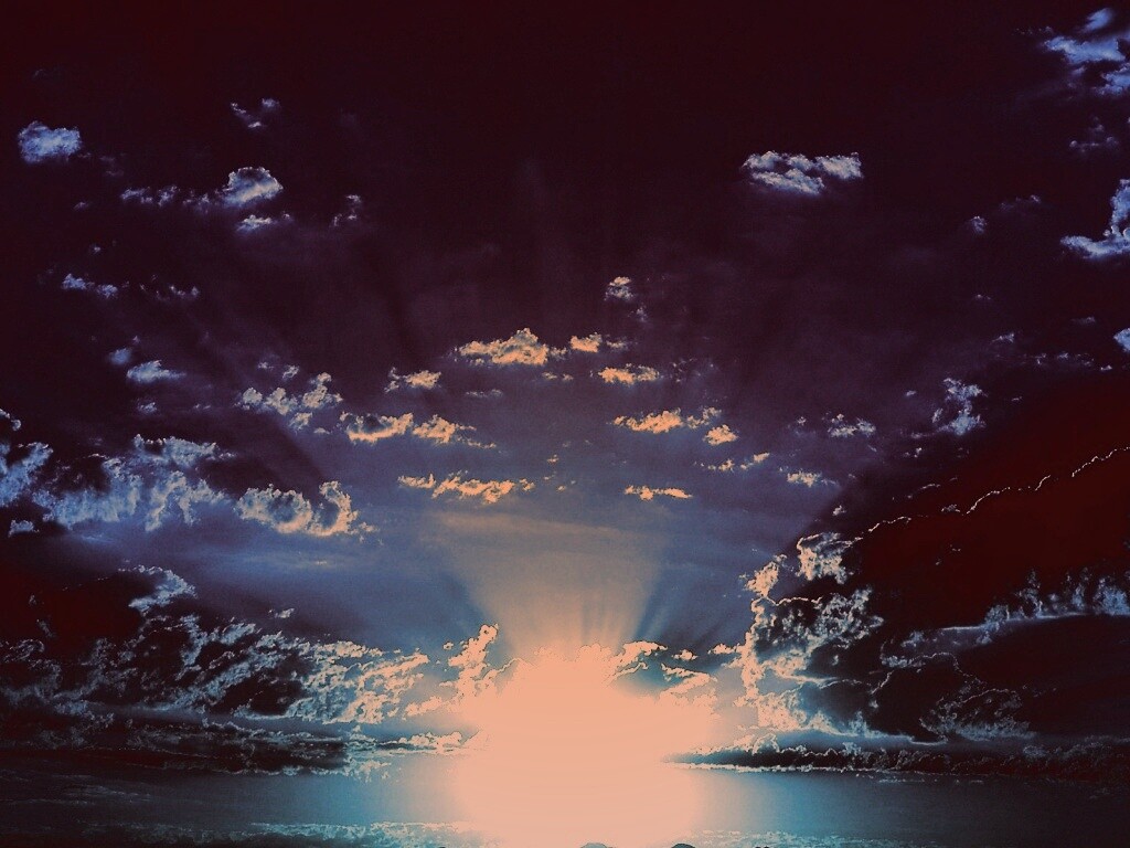 Ночное фантастическое небо обои