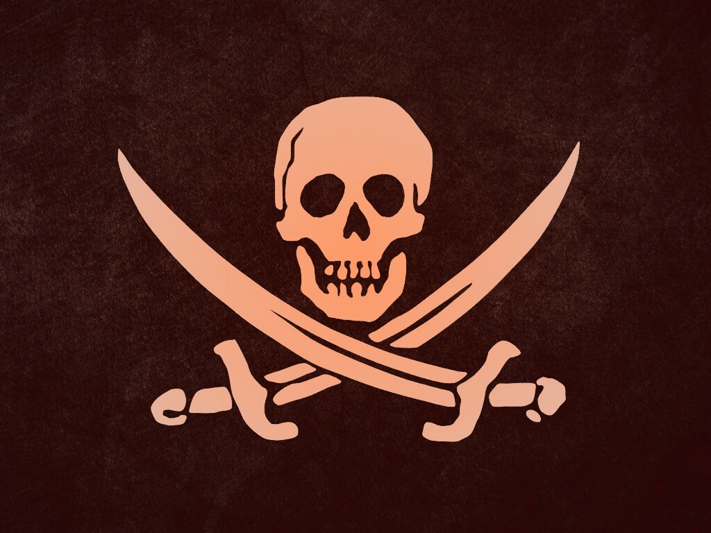 Пиратский флаг обои