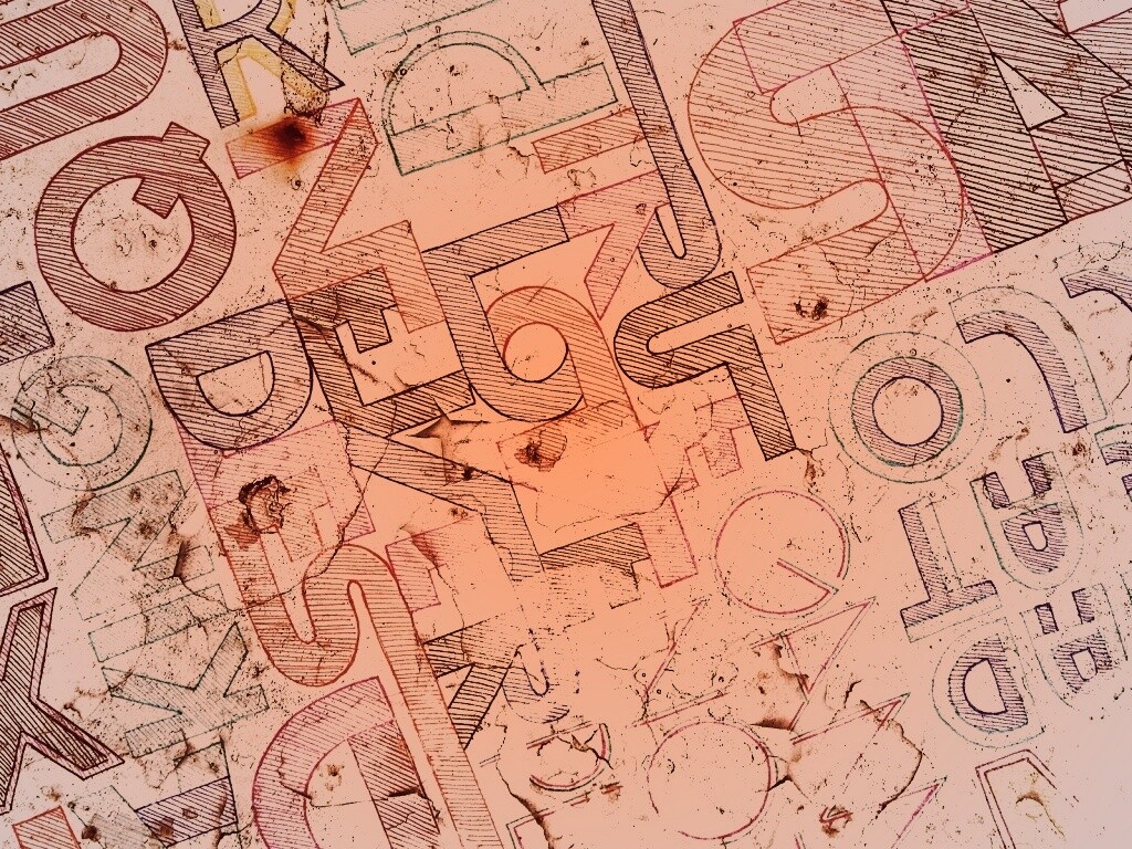 Буквы и надписи обои