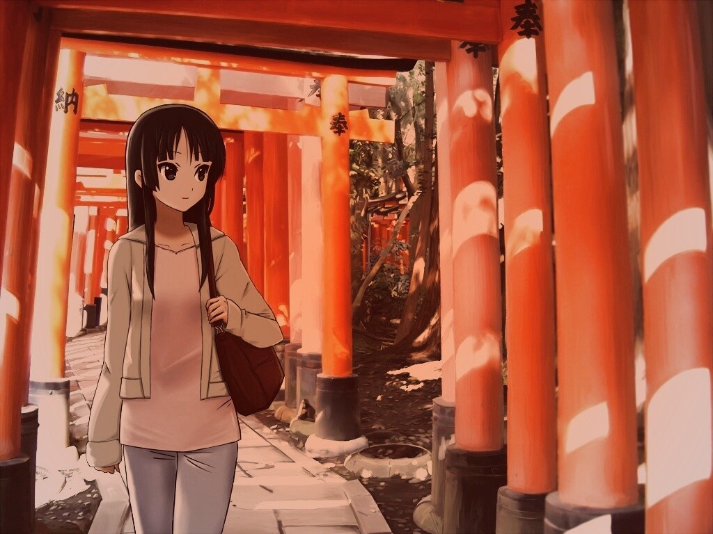 Акияма Мио обои