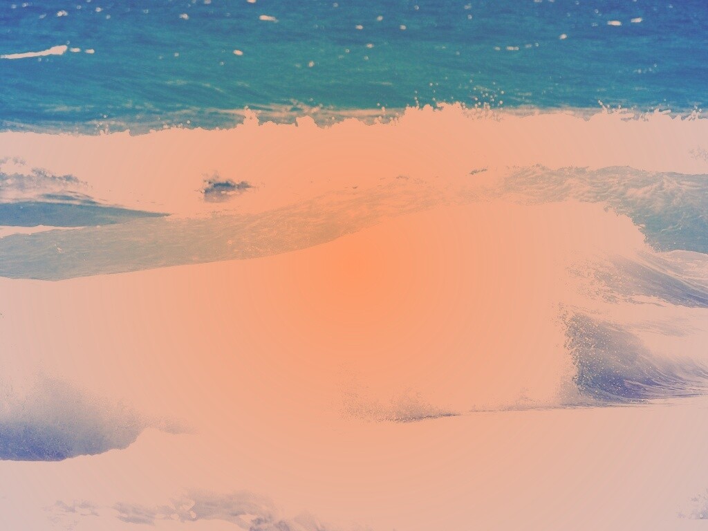 Голубые волны обои