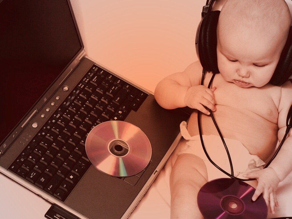 Маленький диск жокей обои