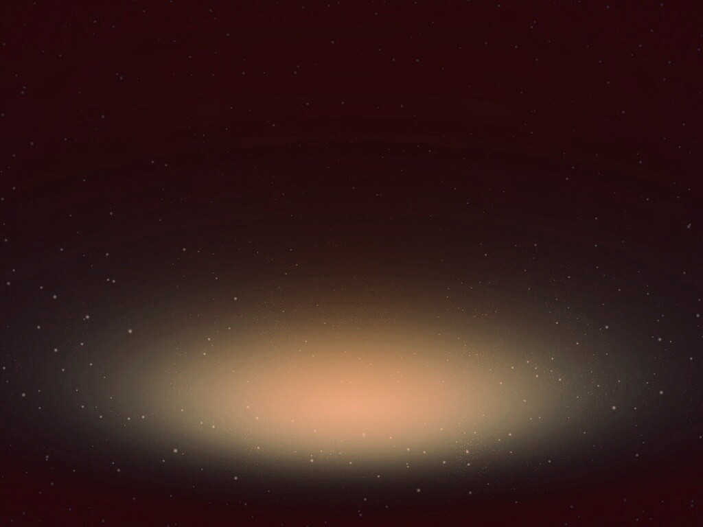 Свечение в ночном небе обои